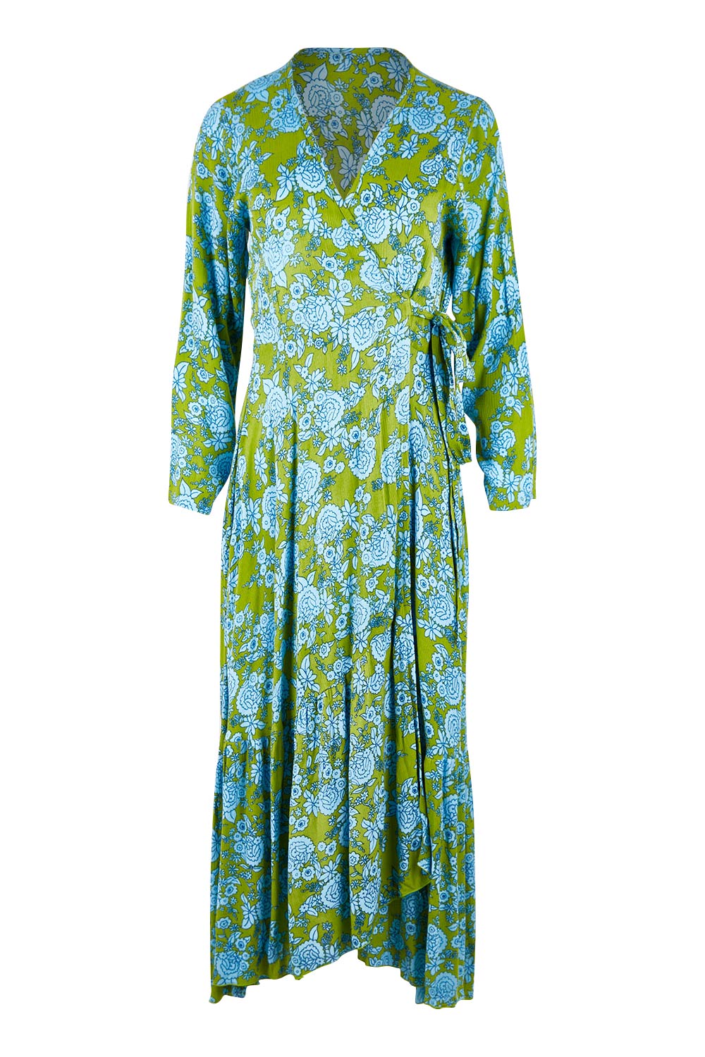Preloved Margarita Long Sleeve Dress - Lucagreen