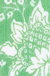 Product shot of the Margarita Long Sleeve Dress in colour Provence (Green), detail