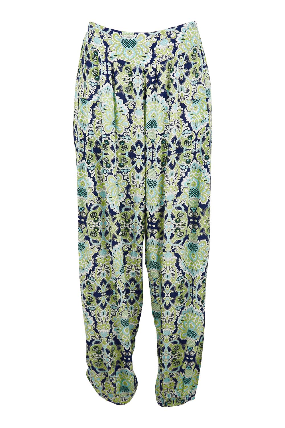 Product shot of the Fez Pant in colour Cavendnavy (Blue), from the front