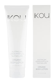 Product shot of the Lemon Myrtle And Lime Organic Body Lotion in colour Lemonmyrtl (White), detail