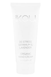 Product shot of the Hand Cream in colour Destress (White), from the front
