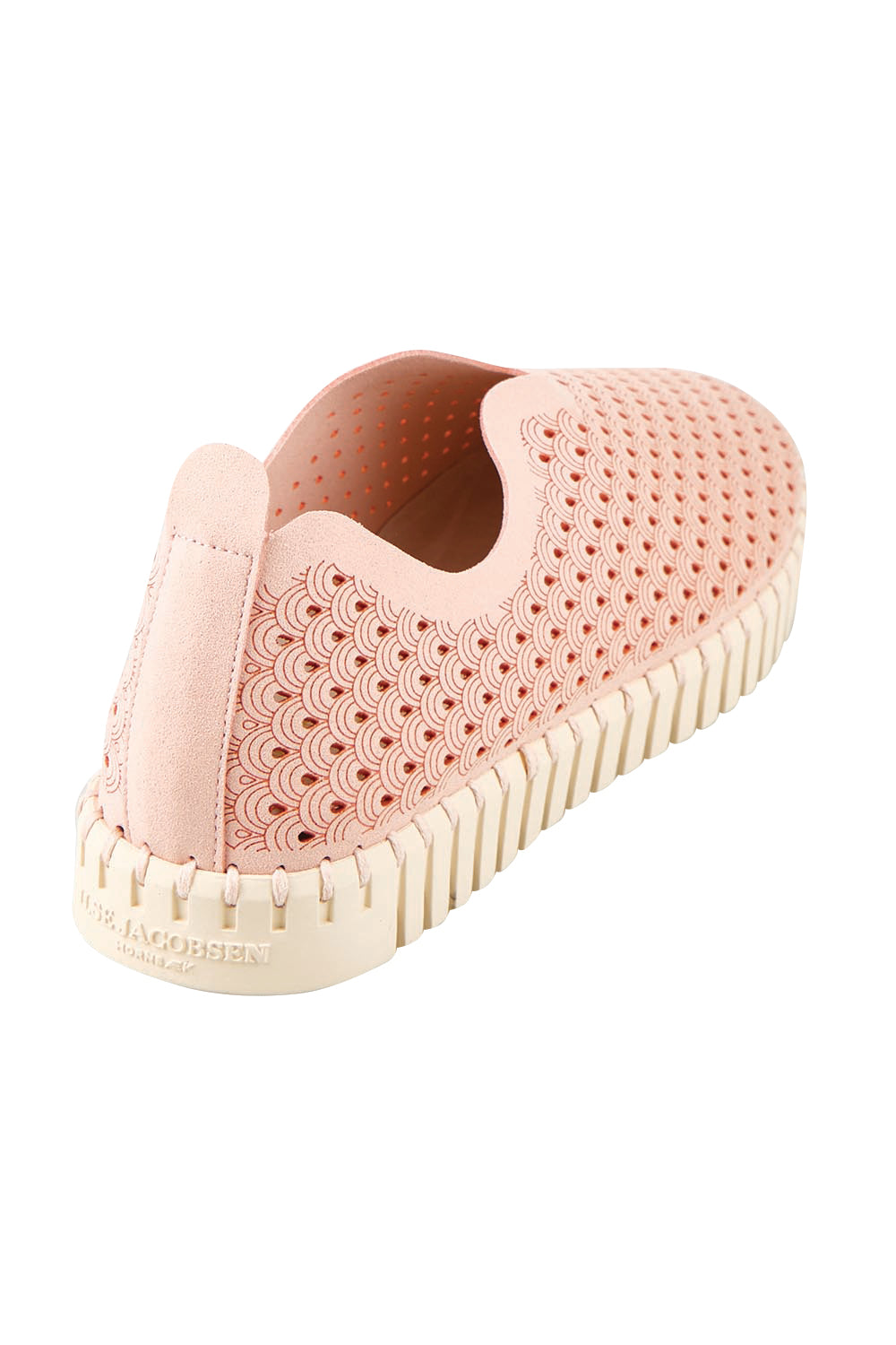 Product shot of the Tulip Sneaker – Adoberose in colour Adoberose, from the back