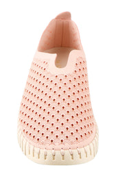 Product shot of the Tulip Sneaker – Adoberose in colour Adoberose, showing detail