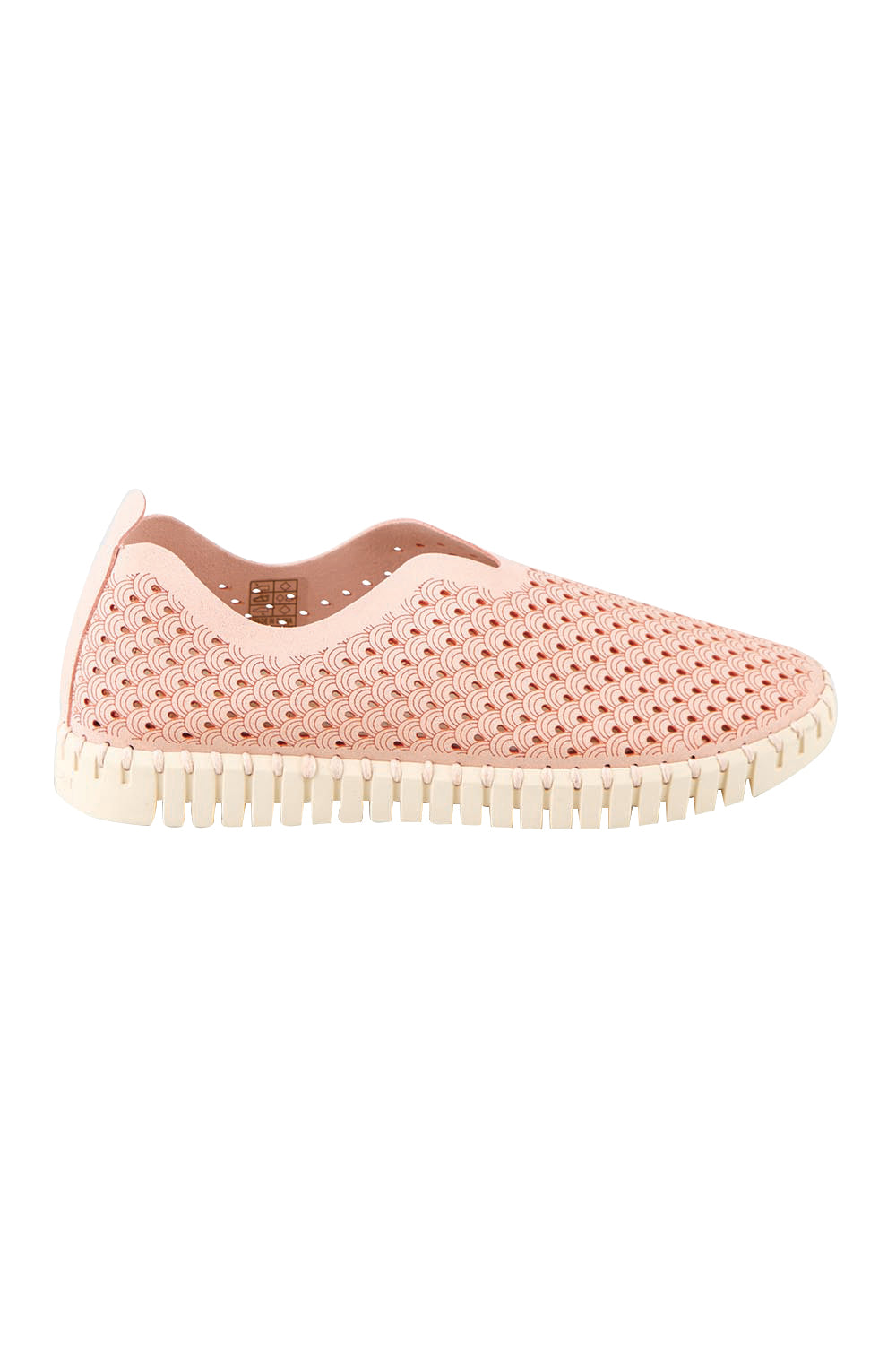 Product shot of the Tulip Sneaker – Adoberose in colour Adoberose, from the front
