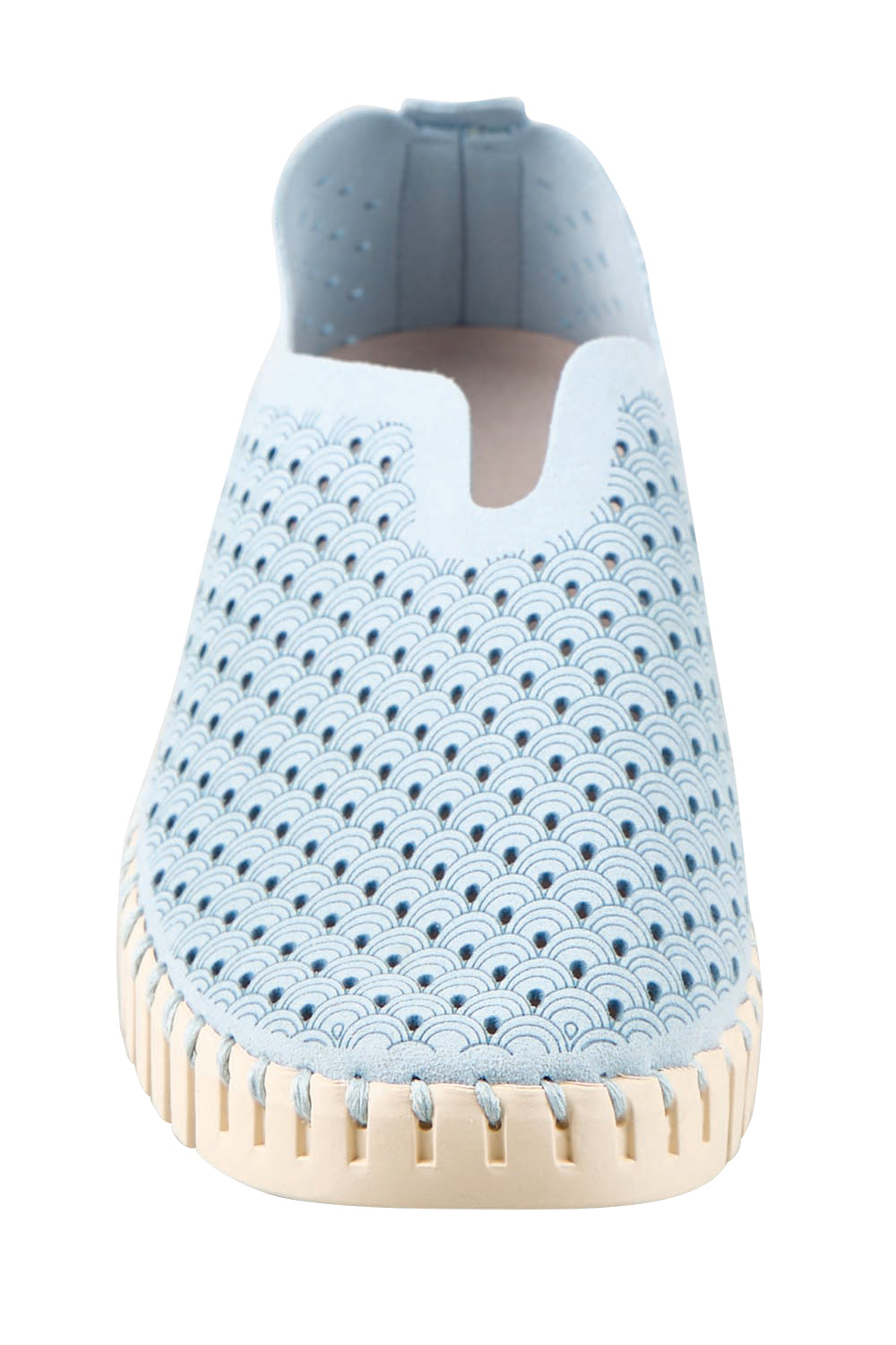 Product shot of the Tulip Sneaker – Ashblue in colour Ashblue, showing detail