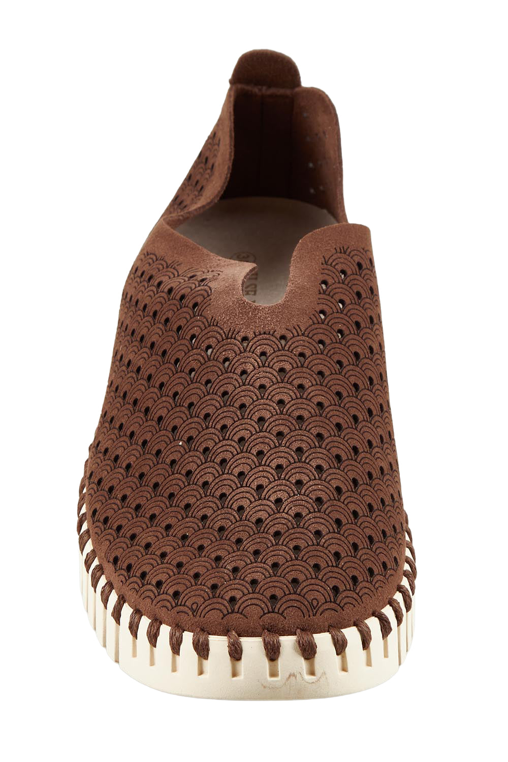 Product shot of the Tulip Sneaker in colour Brown, detail
