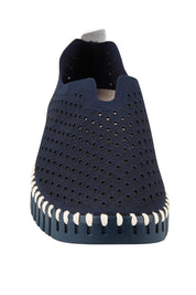 Product shot of the Tulip Sneaker - Darkindigoindigo in colour Darkindigoindigo, showing detail