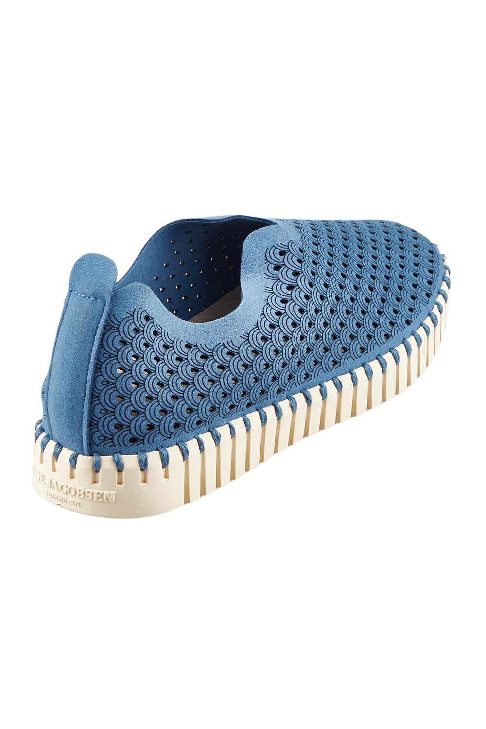 Product shot of the Tulip Sneaker in colour Ltregatta (Blue), from the back