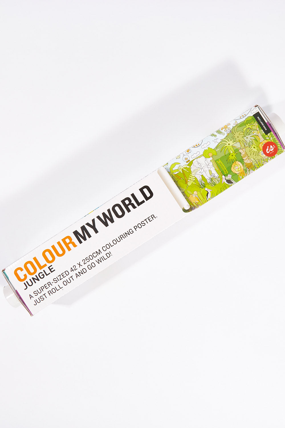 A model wearing the Colour My World in colour Jungle - White (White), from the front, showing the whole outfit