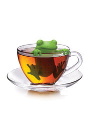 Product shot of the Tea Frog Infuser in colour Green (Green), detail