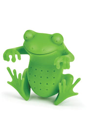 Product shot of the Tea Frog Infuser in colour Green (Green), detail