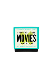 Product shot of the Poorly Explained Movies 80s Edition - 80smovie in colour 80smovie, from the front