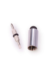 Product shot of the Maverick 6 in 1 Pen Tool - Silver in colour Silver, showing detail