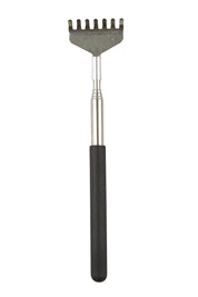 Product shot of the Telescopic Back Scratcher in colour Steel (Metallics), from the front