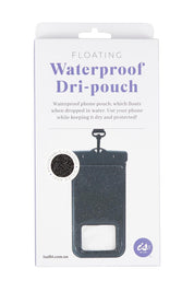 Product shot of the Floating Waterproof Driin colourPouch - Black (Black), from the front