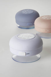 A model wearing size OneSize of the Wireless Shower Speaker in colour Palepurple (Purple), from the front, showing the whole outfit