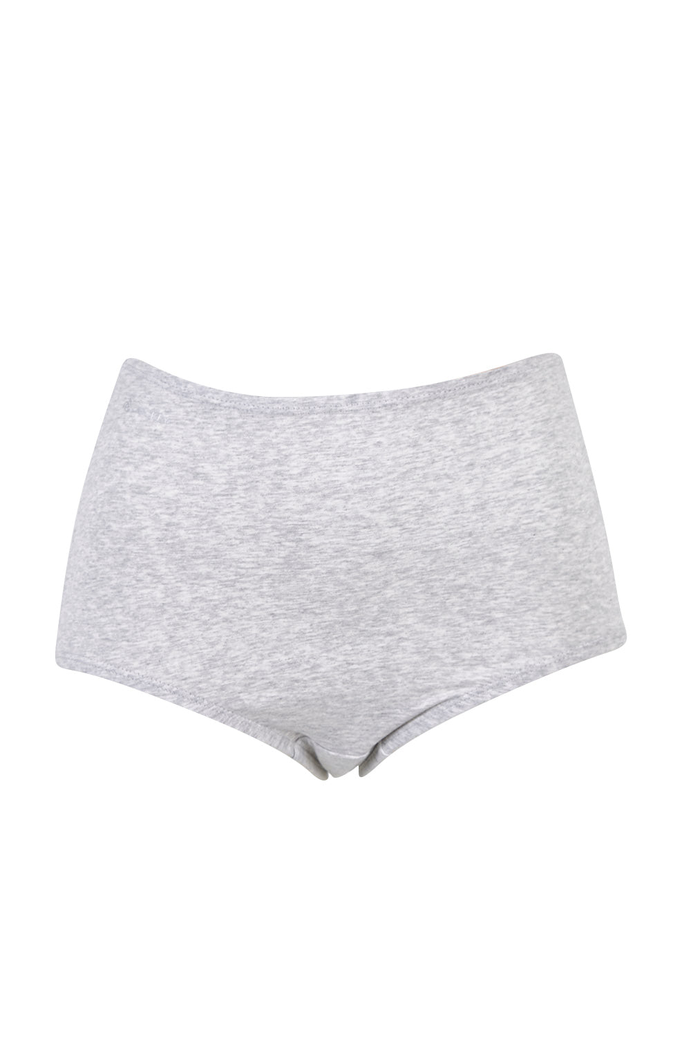 Product shot of the Body Cotton Full Brief in colour Overcast (Grey), from the front