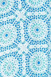 Product shot of the Zara Dress in colour Marine (Blue), detail