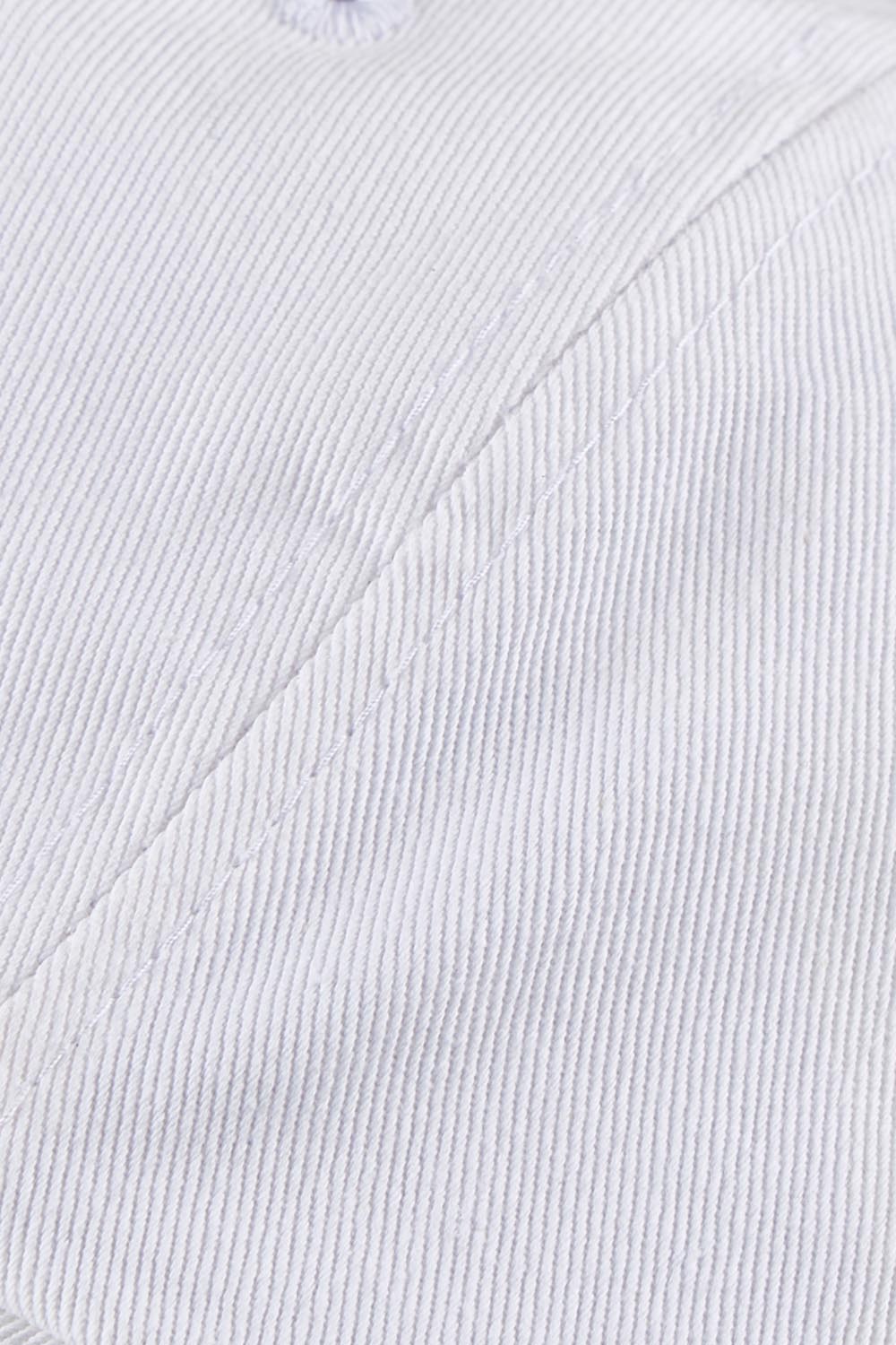 Product shot of the Vacay Everyday Cotton Cap - White in colour White, from the back