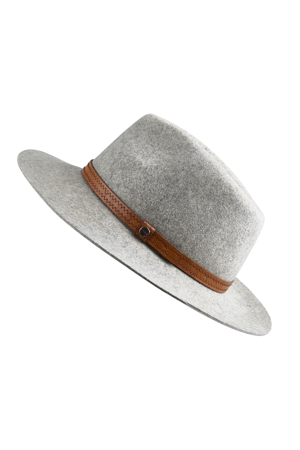 Product shot of the Kallie Merino Wool Safari Hat - Greymarle in colour Greymarle, from the front