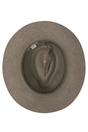 Product shot of the Kallie Merino Wool Safari Hat in colour Natural, detail