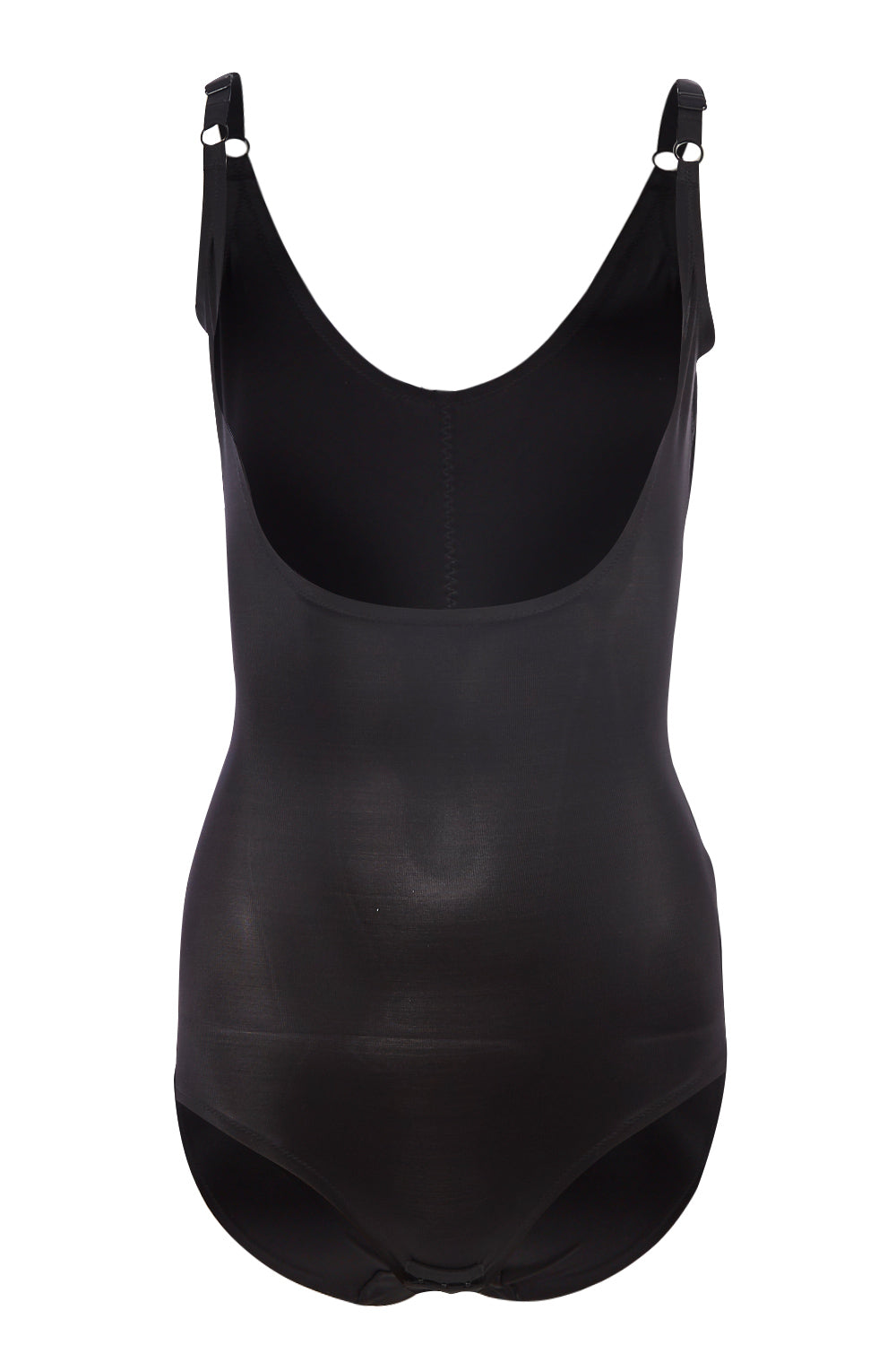 Product shot of the Underbust Smooth Shaping Bodysuit in colour Black (Black), from the front