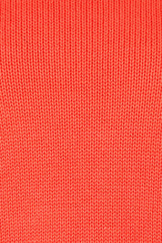 Product shot of the Cotton Mock Turtle in colour Persimmon, detail