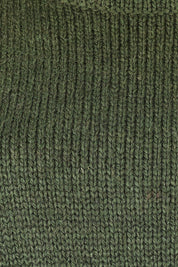 Product shot of the Lofty Tunic in colour Olive (Green), detail