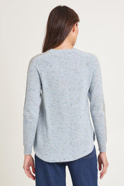 Pocket Detail Wool Blend Jumper – Sky