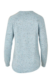Pocket Detail Wool Blend Jumper – Sky