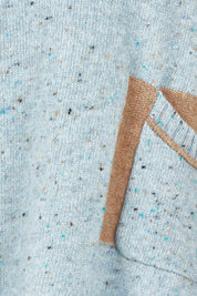 Pocket Detail Wool Blend Jumper – Sky