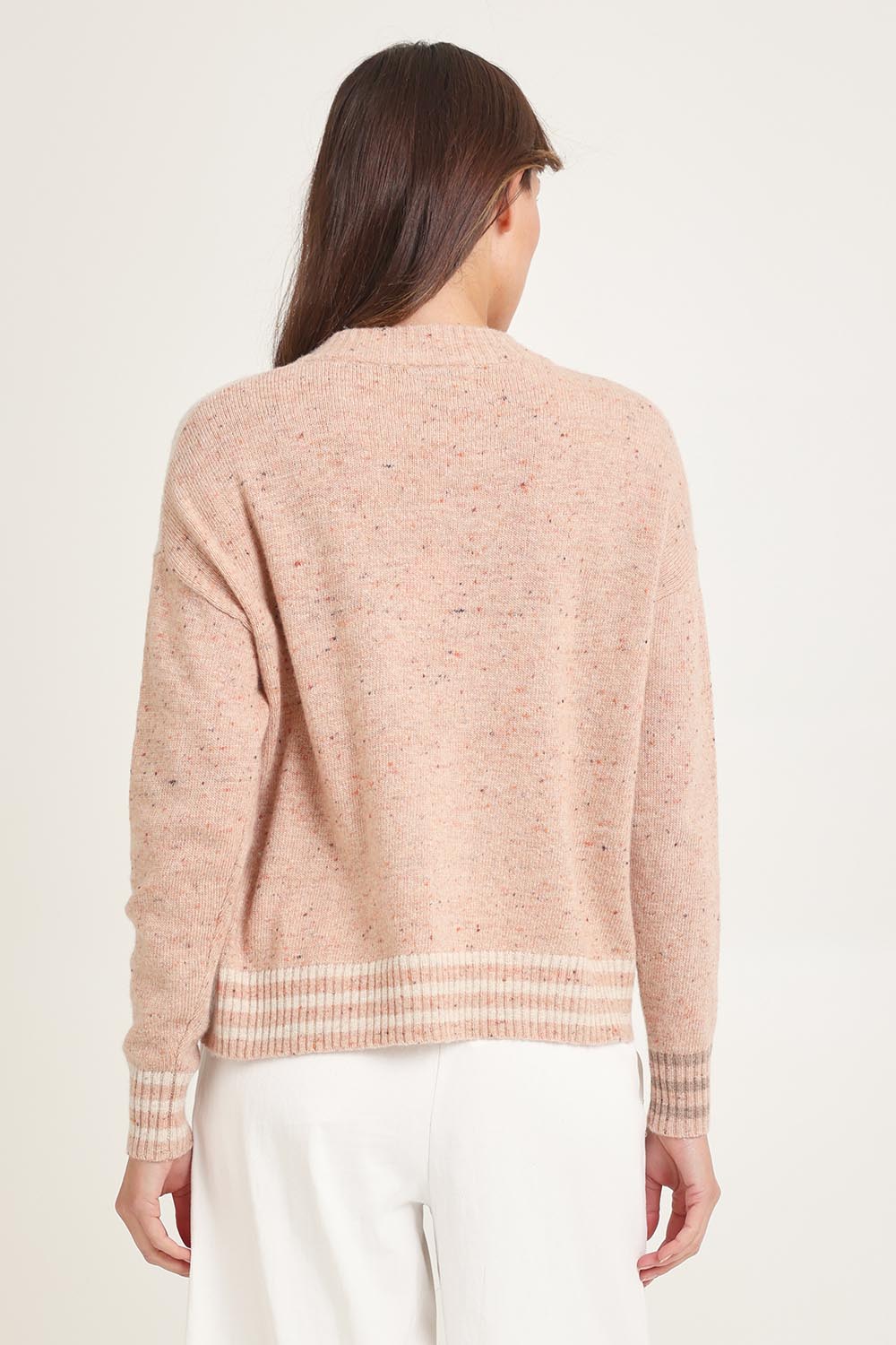 Geo Wool Blend Knit Cardi Cardi – Tawny