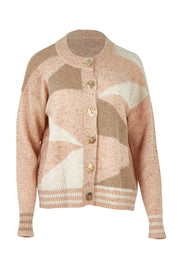Geo Wool Blend Knit Cardi Cardi – Tawny