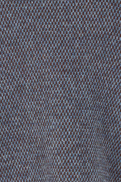 Pattern Wool Cotton Blend Vest – Denim