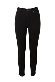 Product shot of the Hi Rider Jean in colour Exblack (Black), from the front