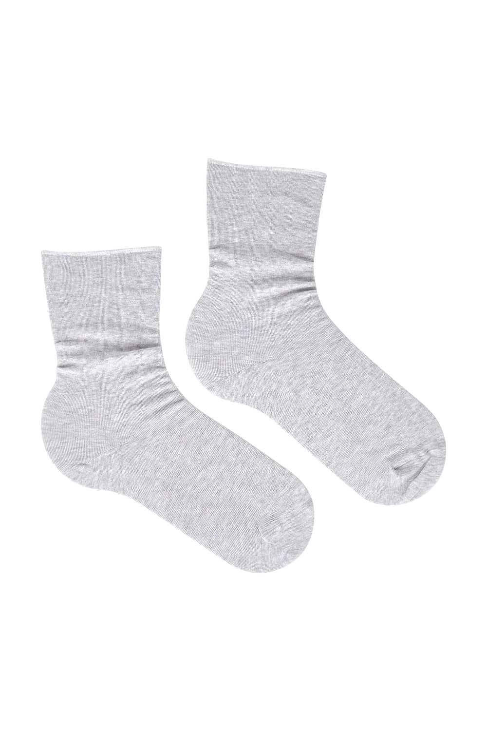 Product shot of the Comfort Top Sock in colour Greymarle (Grey), from the front