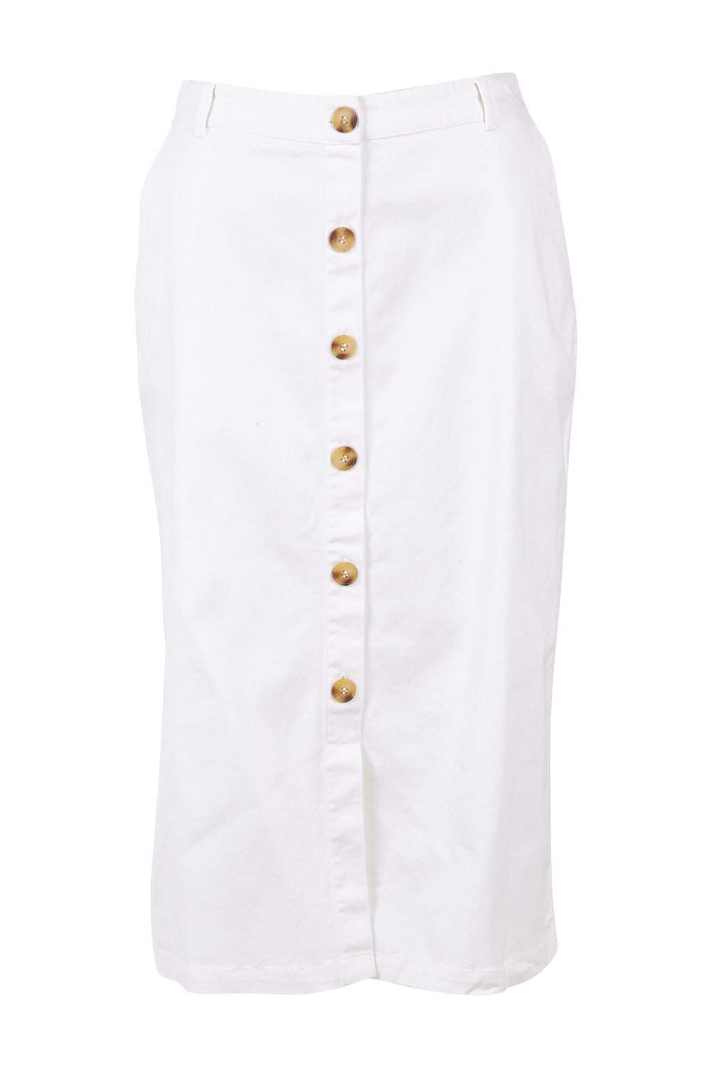 Product shot of the Orchard Skirt in colour White (White), from the front