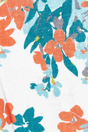Product shot of the Seren Dress in colour White (White), detail