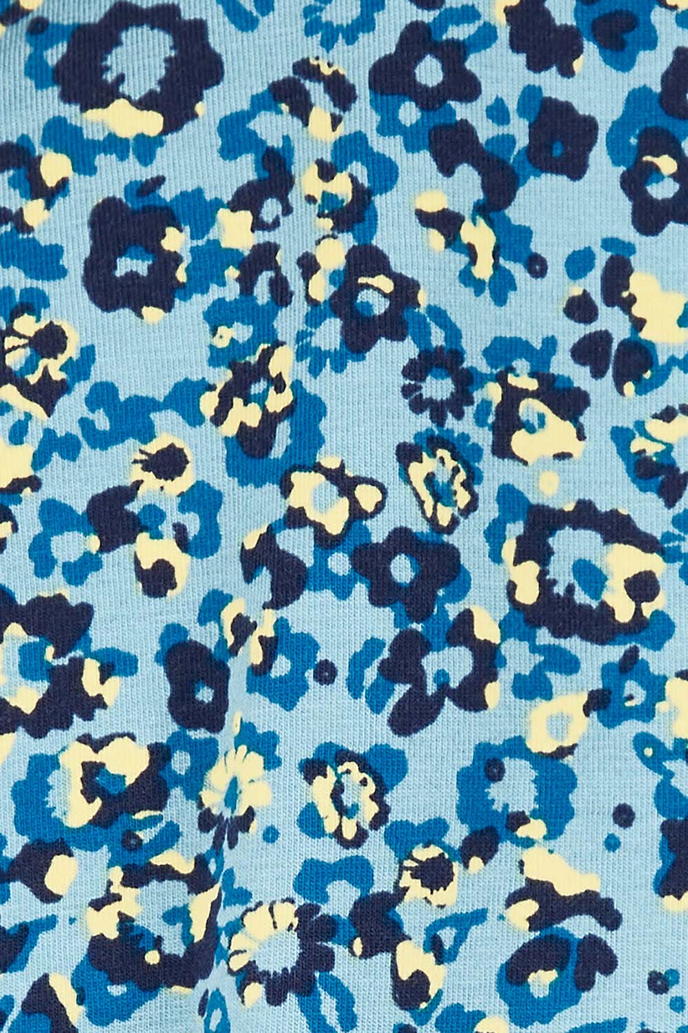 Product shot of the Bracelands Top in colour Teal (Green), detail
