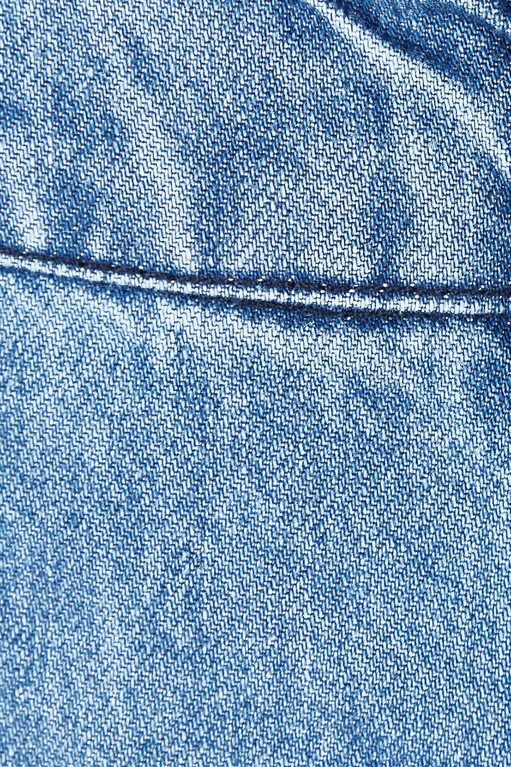 Product shot of the Penrose Skirt in colour Denim (Blue), detail