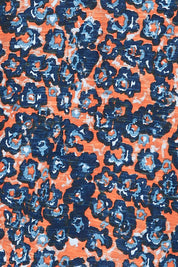 Product shot of the Maisemore Dress in colour Floret (Blue), detail