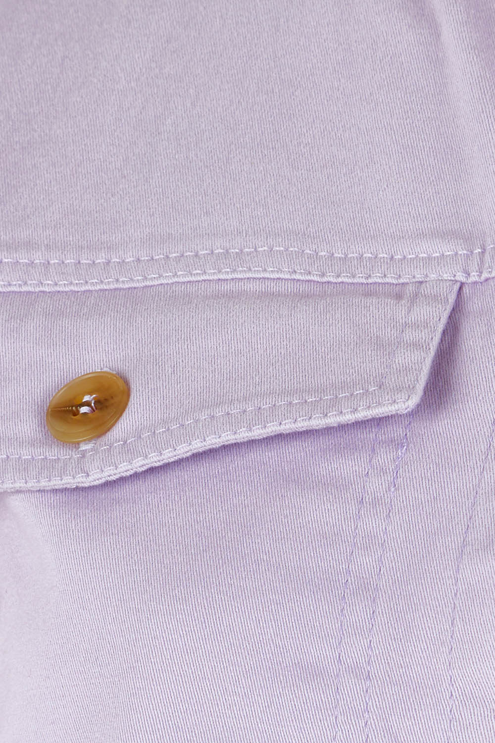 Product shot of the Clovelly Jacket in colour Lavender (Purple), detail
