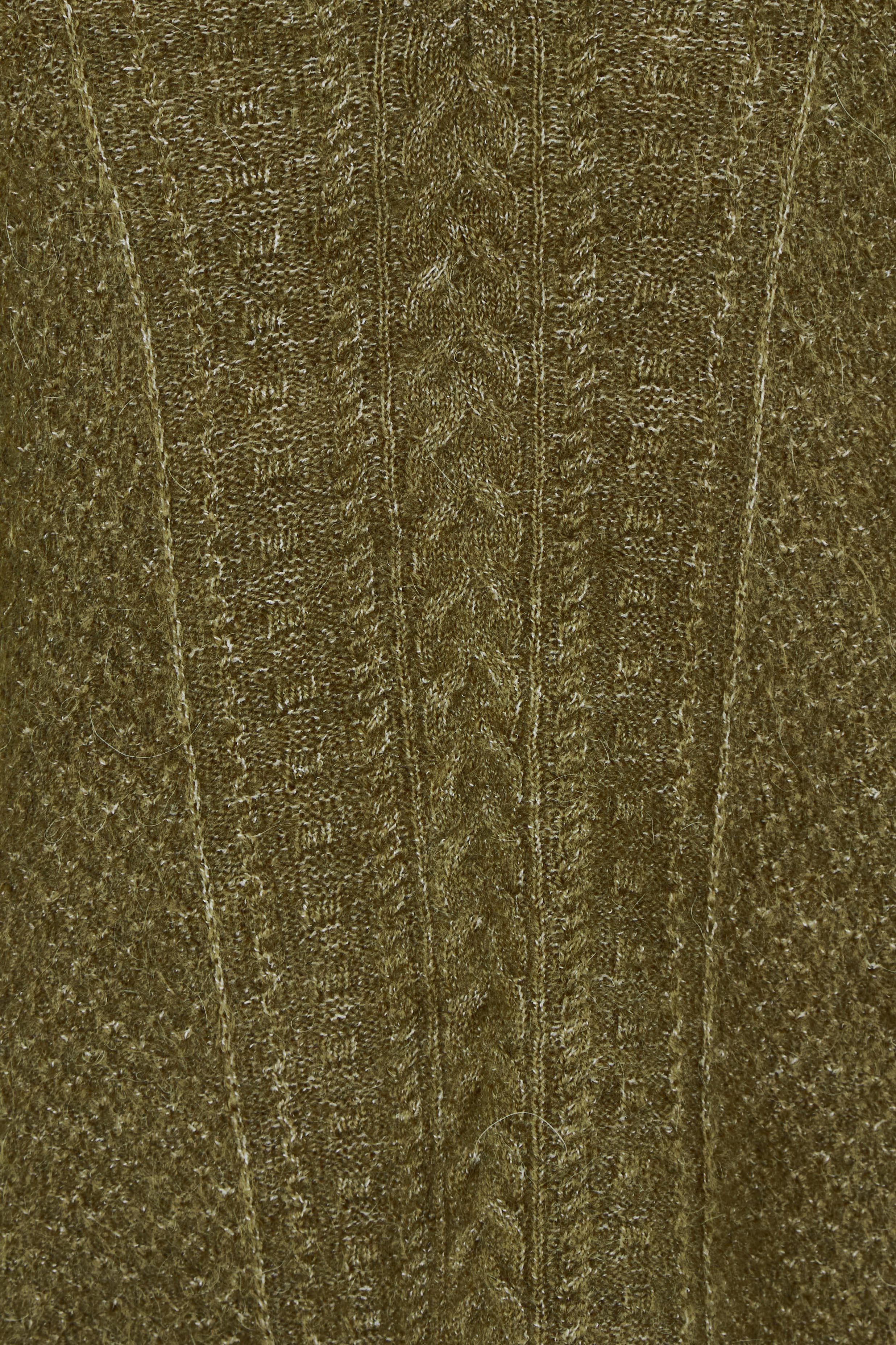 Product shot of the Laurel Tank in colour Olive (Green), detail