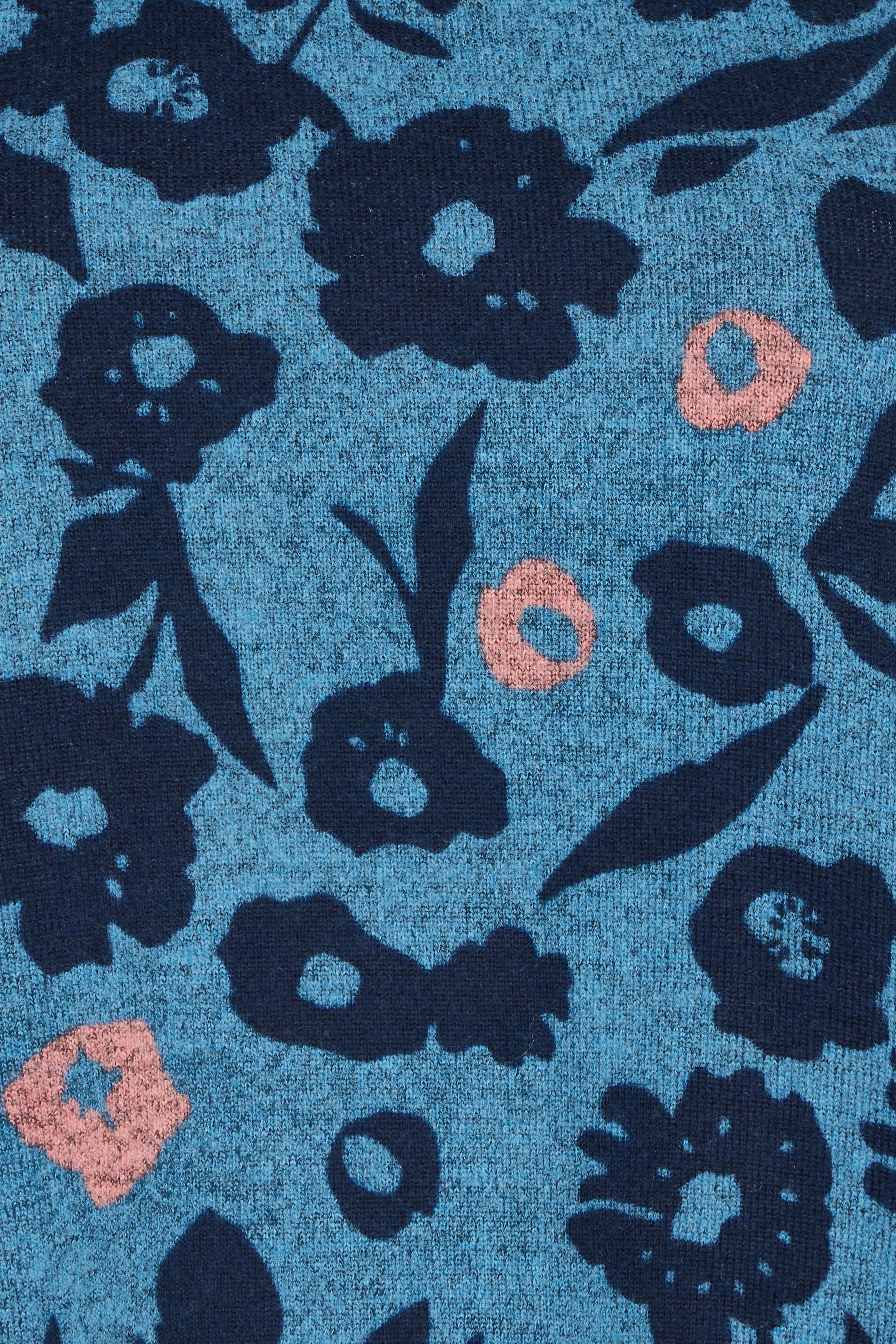 Product shot of the Abigail Top Cuckoo in colour Blue (Blue), detail