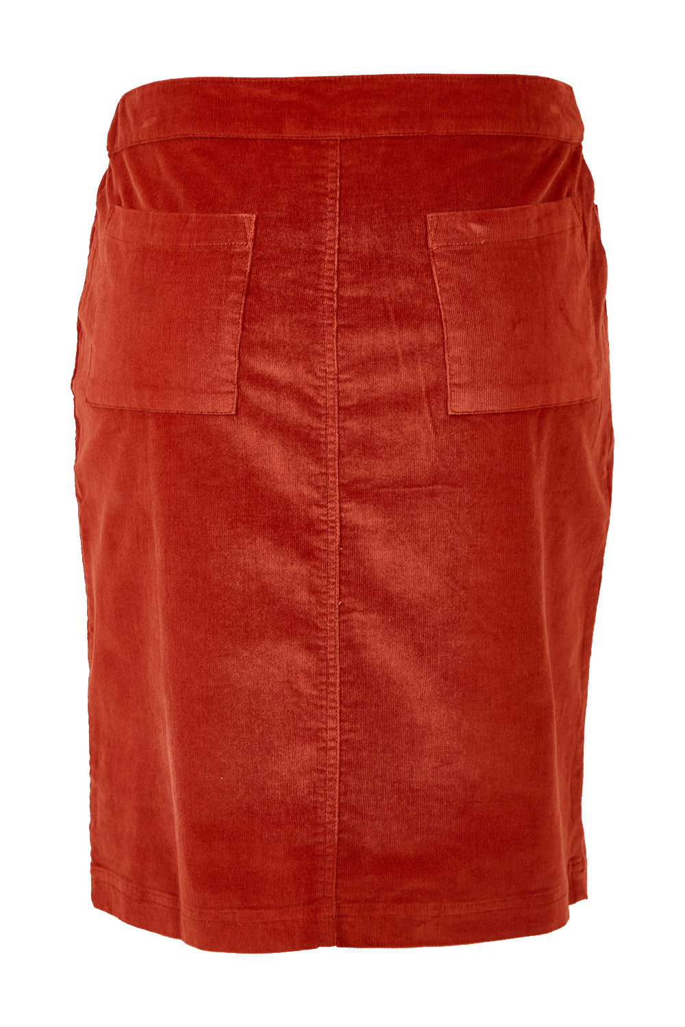 Preloved Annabelle Cord Skirt - Brick