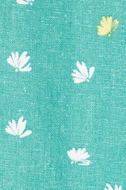 Product shot of the Pocket Dress in colour Turquoise (Green), detail