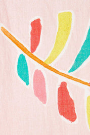 Product shot of the Abby Top in colour Multi (Green), detail