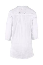 Product shot of the Ariana Shirt in colour White (White), from the back