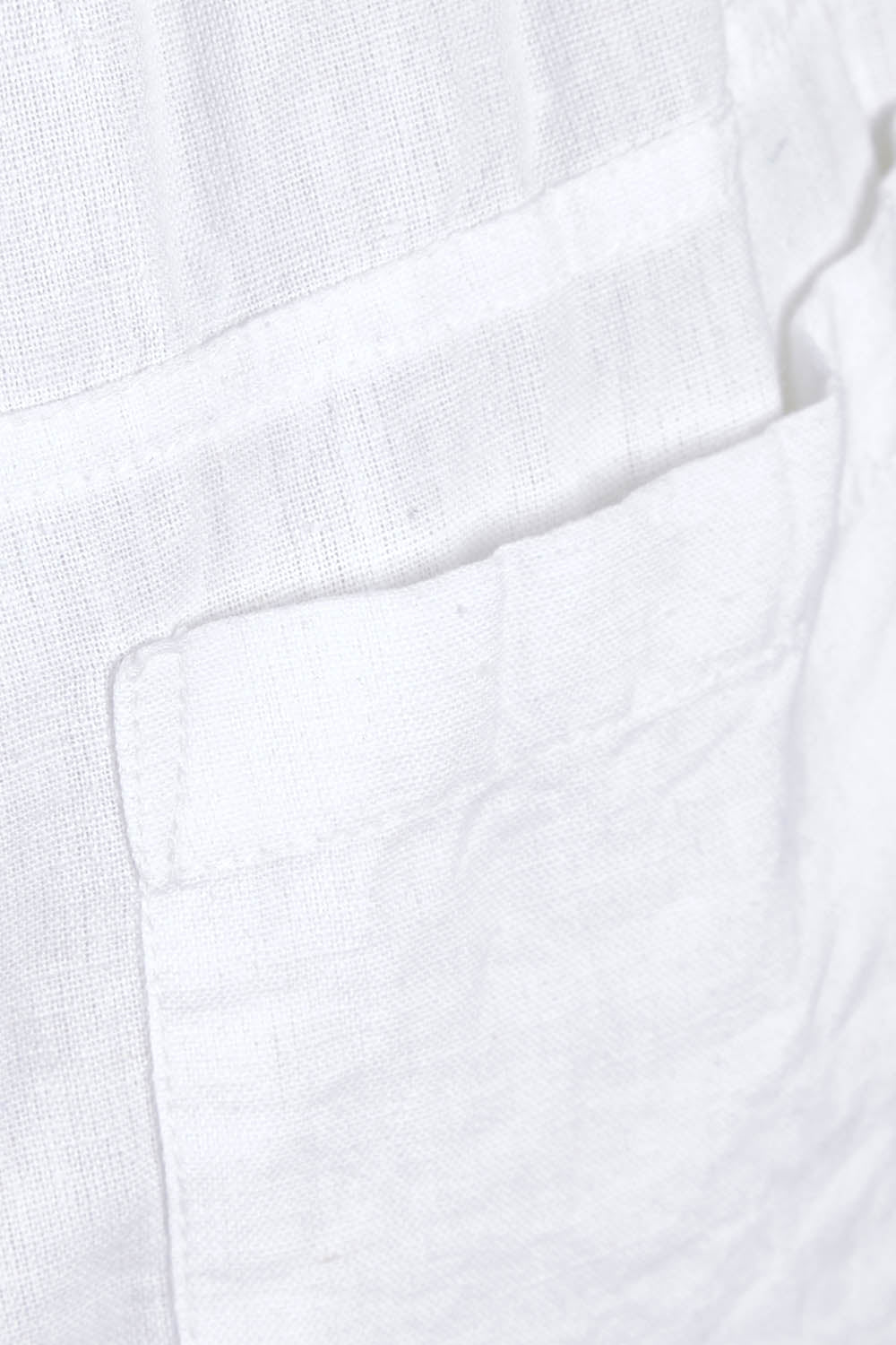 Product shot of the Beach Pant in colour White (White), detail