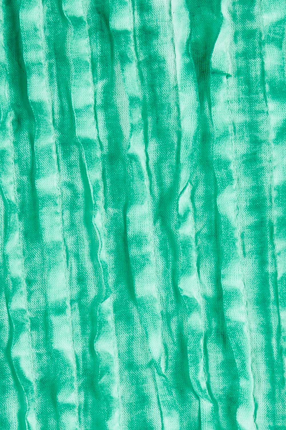 Product shot of the Leila Tank in colour Sea (Green), detail